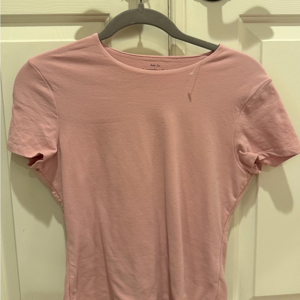 Abercrombie & Fitch Soft Pink Short Sleeve Tee
